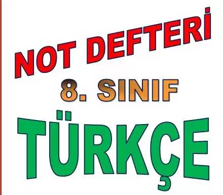 Türkçe Dersi Konu Özetleri Kitabı İndir