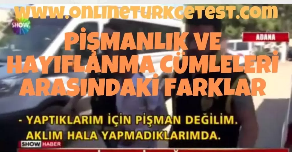 Pişmanlık ve Hayıflanma Cümleleri Arasındaki Farklar