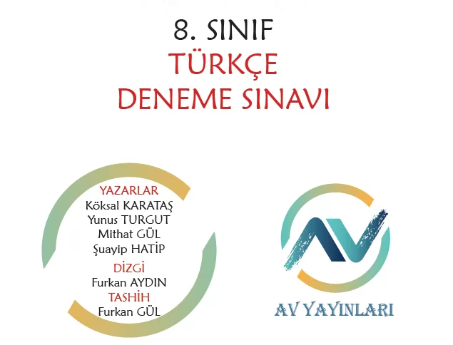 AV Yayınları LGS Türkçe Deneme Sınavı PDF