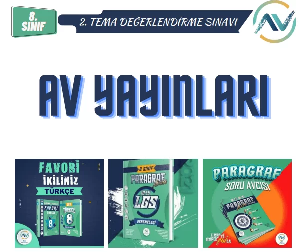 8. Sınıf Türkçe 2. Tema Değerlendirme Sınavı