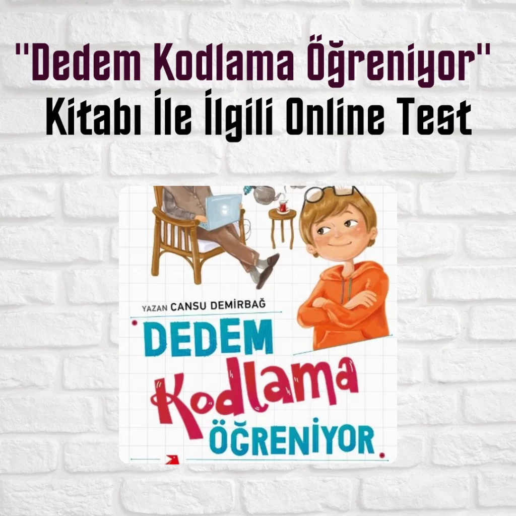 “Dedem Kodlama Öğreniyor” Kitabı İle İlgili Online Test (22 Soru)