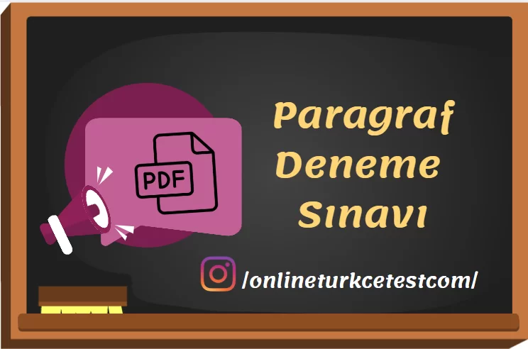 Paragraf Deneme Sınavı (Haydar Yorul)