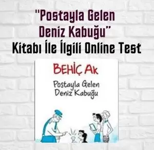 Postayla gelen deniz kabuğu kitap testi